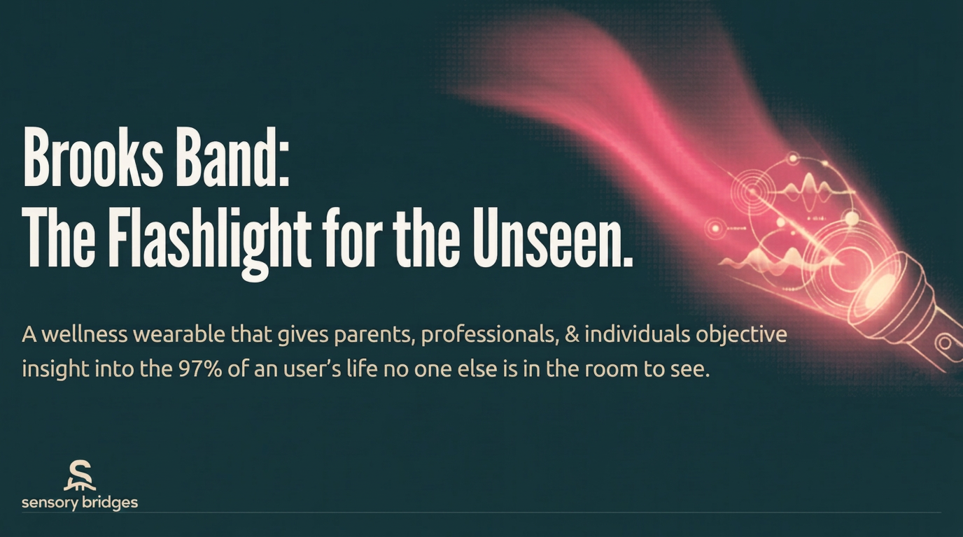 Brooks Band: The Flashlight for the Unseen — a beam of light revealing signal data
