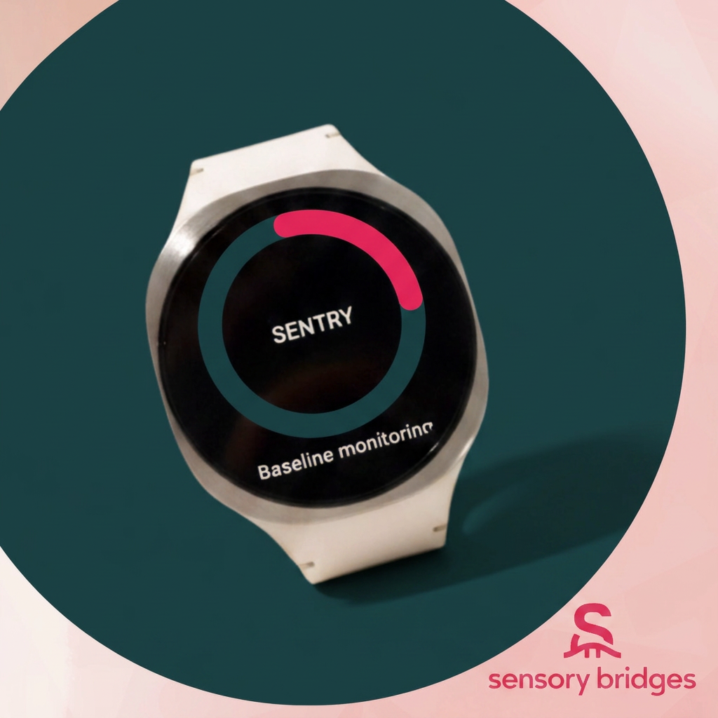 Brooks Band on a wrist-worn device showing a baseline monitoring ring